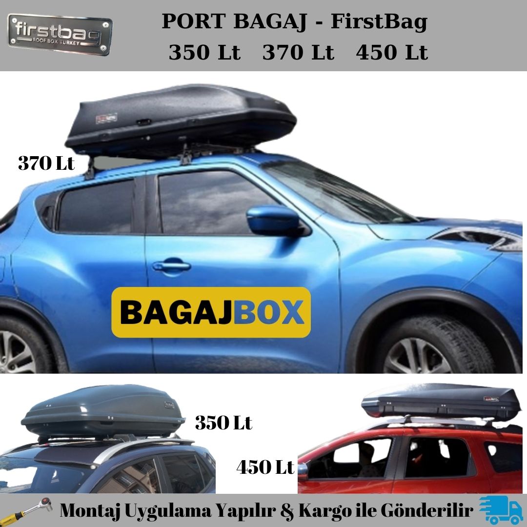 Port Bagaj First Bag 350 Lt 370 Lt 450 Lt Araç Üstü Port Bagaj 