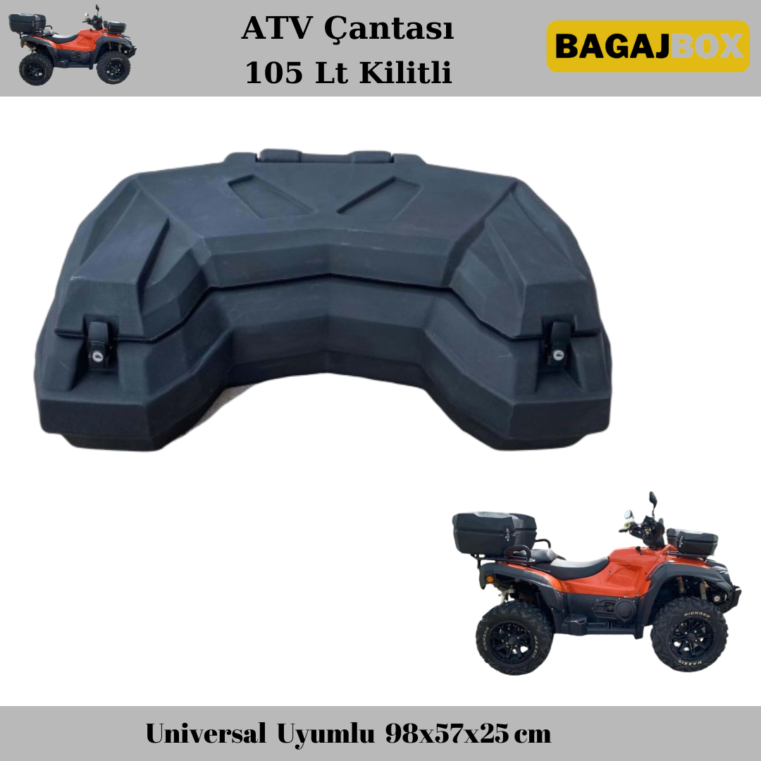 ATV Çantası 105 Lt ATV Arka Çanta 105 Lt ATV Box