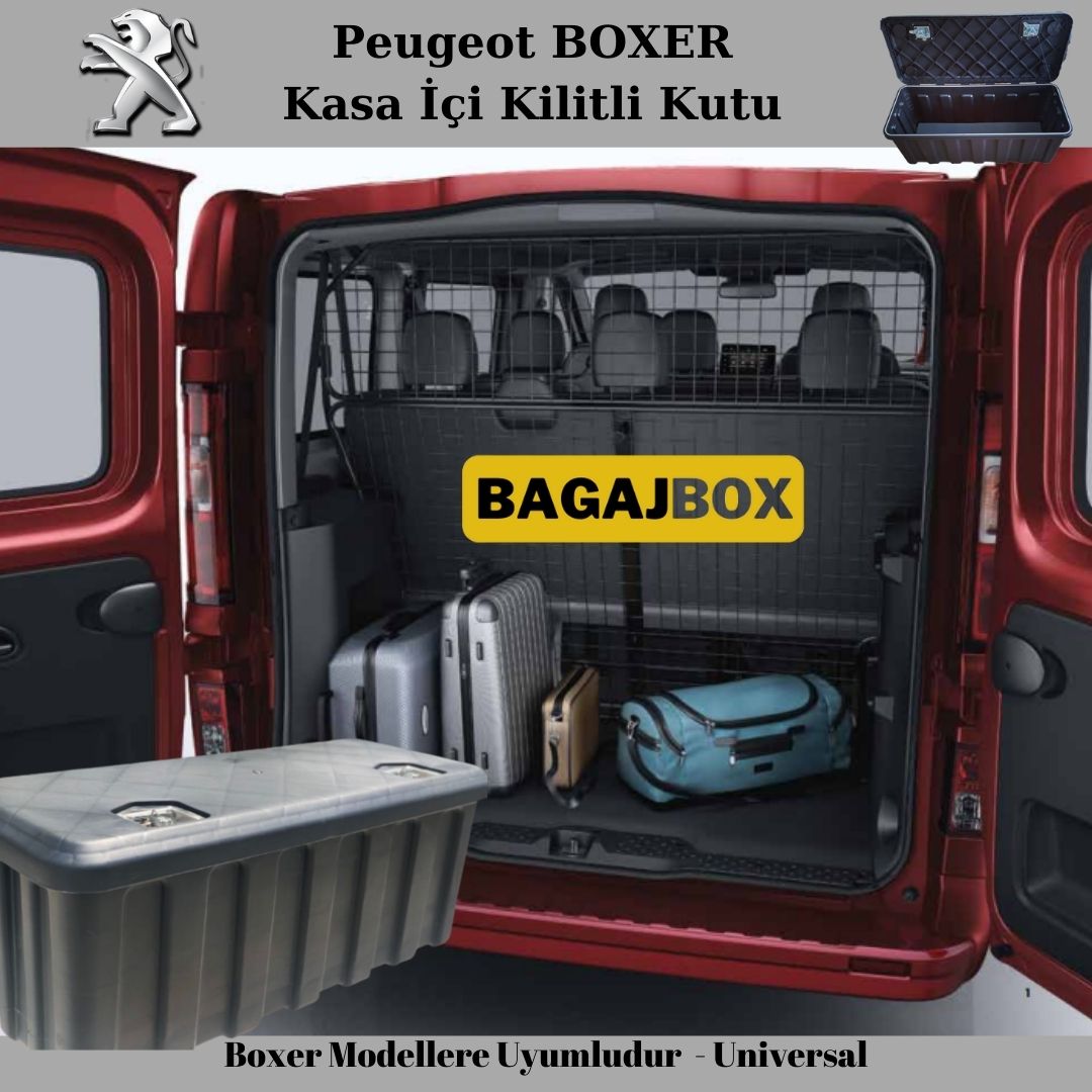 Peugeot Boxer Bagaj İçi Sandık Boxer Bagaj İçi Kilitli Kutu 110 cm 247 Lt
